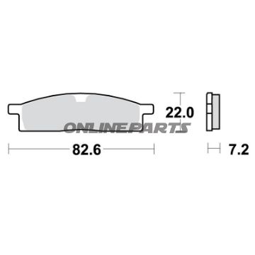 Brake Pads Sintered Silver Trw