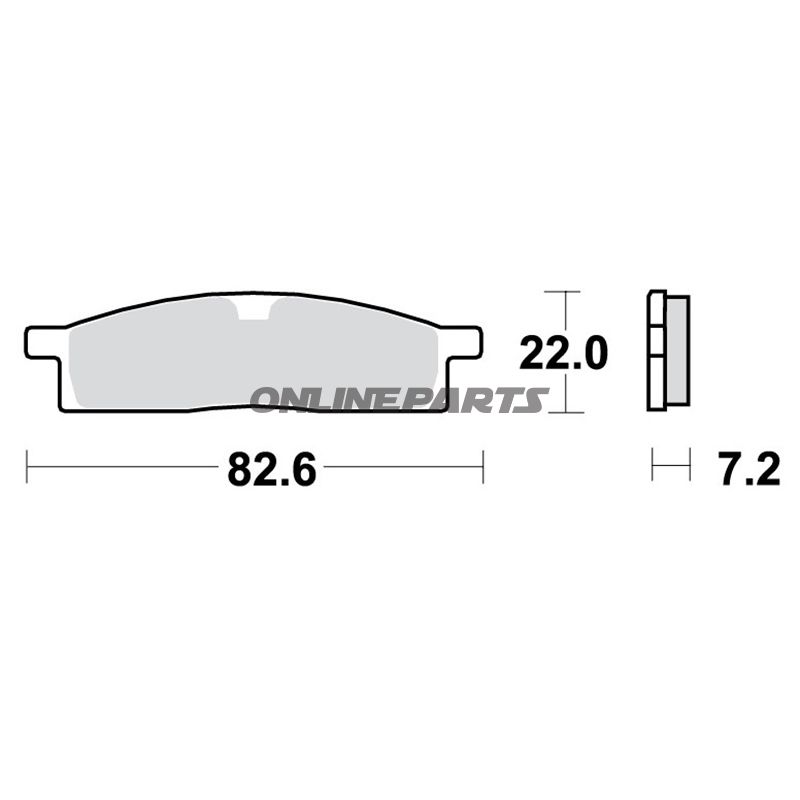 Brake Pads Sintered Silver Trw