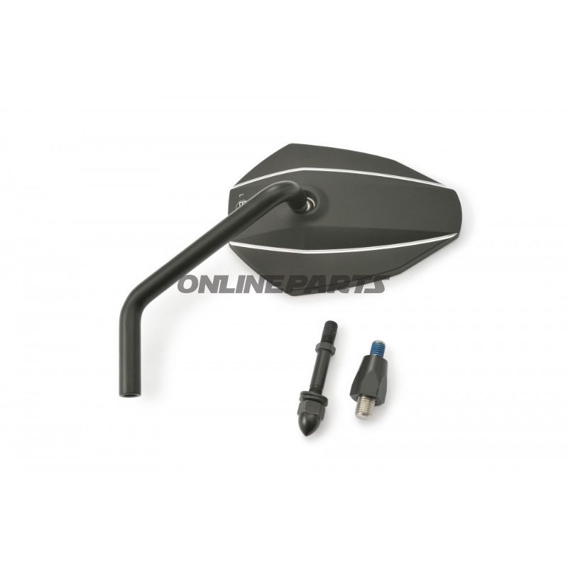 Mirror Black Left Uni Daytona