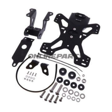 Licence Plate Holder Evotechblack