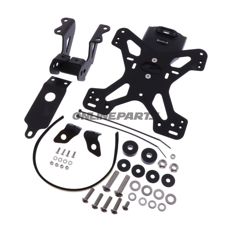 Licence Plate Holder Evotechblack