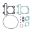 Topend Gasket Kit Athenafor Standard Cylinder Kit
