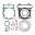 Topend Gasket Kit Athenafor Standard Cylinder Kit