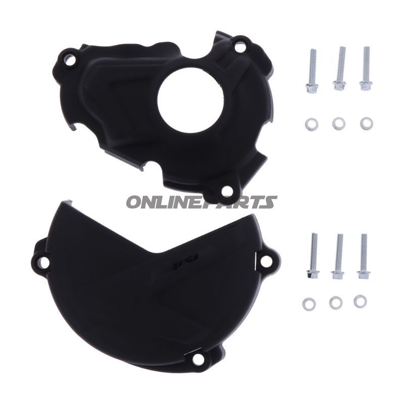 Clutch/ Ignition Cover Protector Blackkit