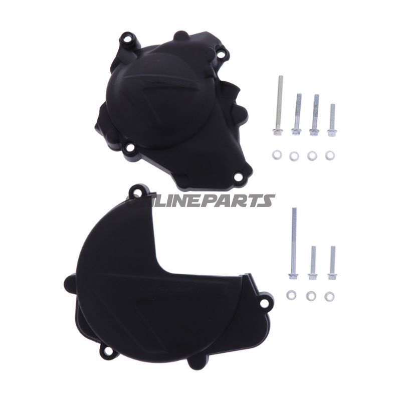 Clutch/ Ignition Cover Protector Blackkit