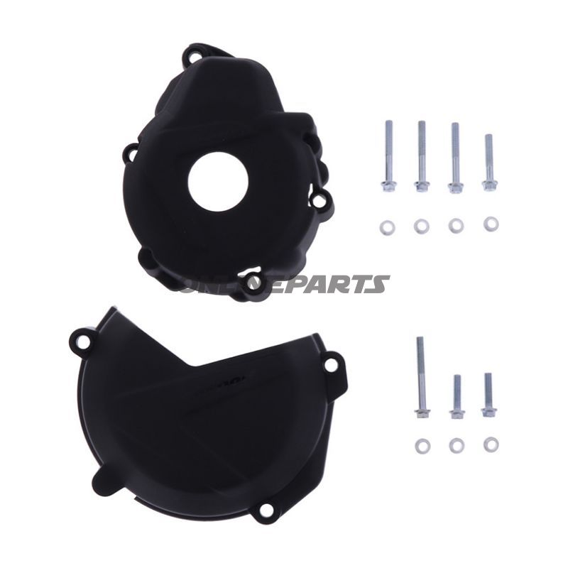 Clutch/ Ignition Cover Protector Blackkit