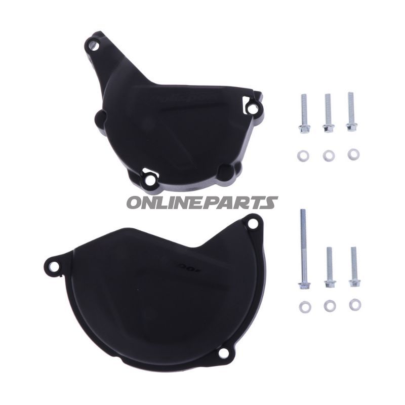 Clutch/ Ignition Cover Protector Blackkit