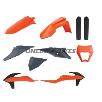 Complete Kit Orange/Black/Grey