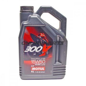 Engine Oil 15W50 4-Stroke 4L Motulsynthetic 300V Fl Road Racing