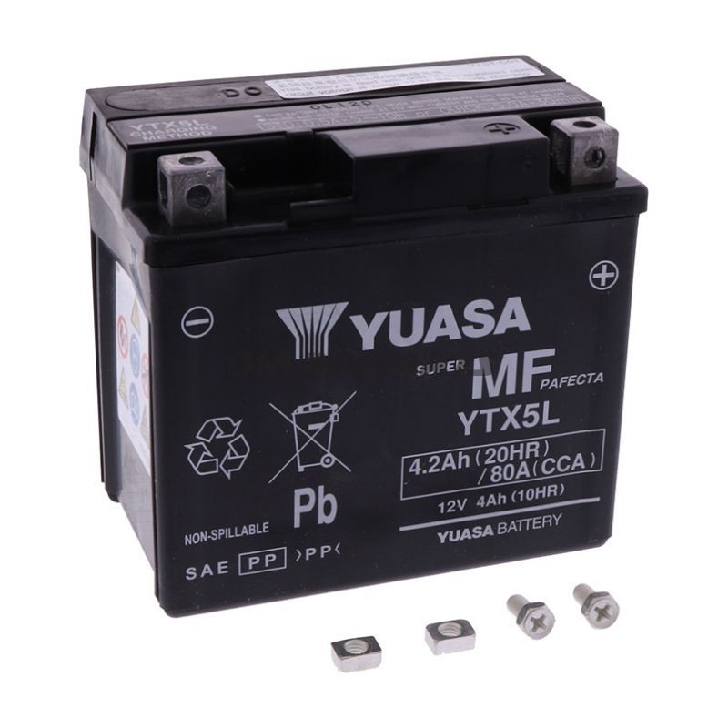 Battery Motorcycle Ytx5l Wet Yualternative: 7073968