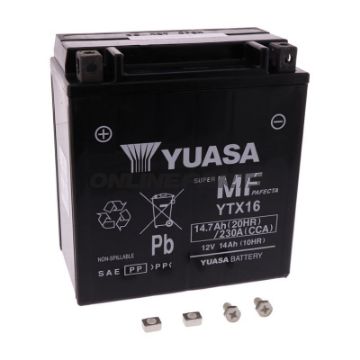 Battery Motorcycle Ytx16 Wet Yualternative: 7073778