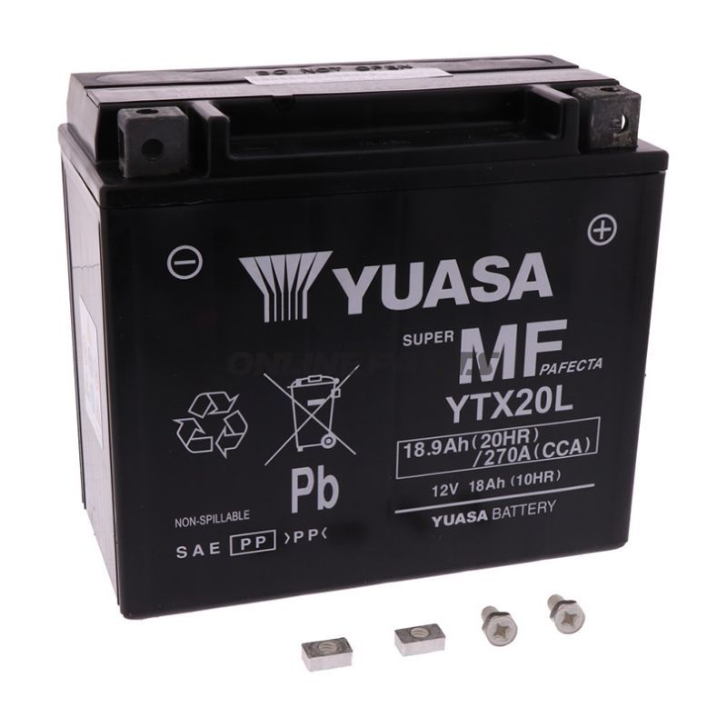 Battery Motorcycle Ytx20l Wet Yualternative: 7073976