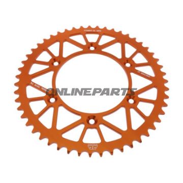 Rear Sprocket Aluminium 51 Tooth Pitch 520 Orangejt Inner Diameter 125 Bolt Spacing 150