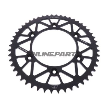 Rear Sprocket Aluminium 50 Tooth Pitch 520 Blackjt Inner Diameter 125 Bolt Spacing 153