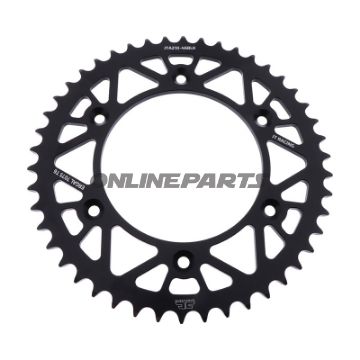 Rear Sprocket Aluminium 46 Tooth Pitch 520 Blackjt Inner Diameter 125 Bolt Spacing 153