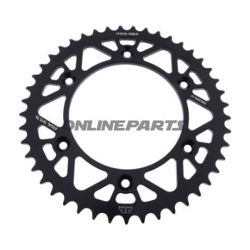 Rear Sprocket Aluminium 45 Tooth Pitch 520 Blackjt Inner Diameter 125 Bolt Spacing 153