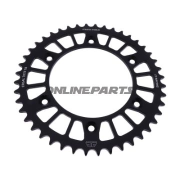 Rear Sprocket Aluminium 44 Tooth Pitch 520 Blackjt Inner Diameter 125 Bolt Spacing 153