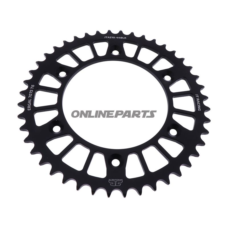 Rear Sprocket Aluminium 44 Tooth Pitch 520 Blackjt Inner Diameter 125 Bolt Spacing 153