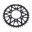 Rear Sprocket Aluminium 43 Tooth Pitch 520 Blackjt Inner Diameter 080 Bolt Spacing 104