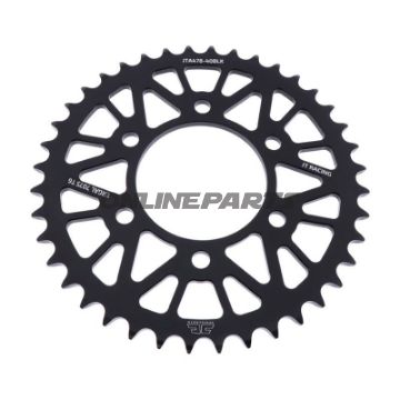 Rear Sprocket Aluminium 40 Tooth Pitch 520 Blackjt Inner Diameter 080 Bolt Spacing 104