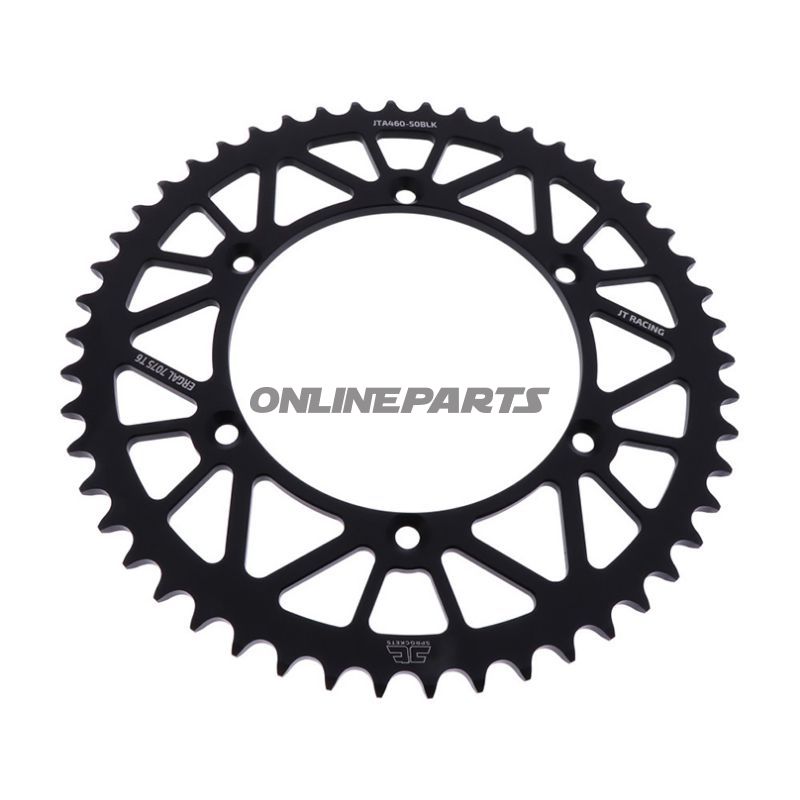 Rear Sprocket Aluminium 50 Tooth Pitch 520 Blackjt Inner Diameter 134 Bolt Spacing 150