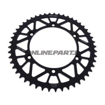 Rear Sprocket Aluminium 49 Tooth Pitch 520 Blackjt Inner Diameter 134 Bolt Spacing 150