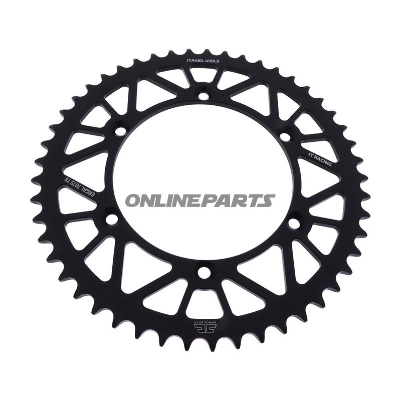 Rear Sprocket Aluminium 49 Tooth Pitch 520 Blackjt Inner Diameter 134 Bolt Spacing 150