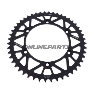Rear Sprocket Aluminium 48 Tooth Pitch 520 Blackjt Inner Diameter 134 Bolt Spacing 150