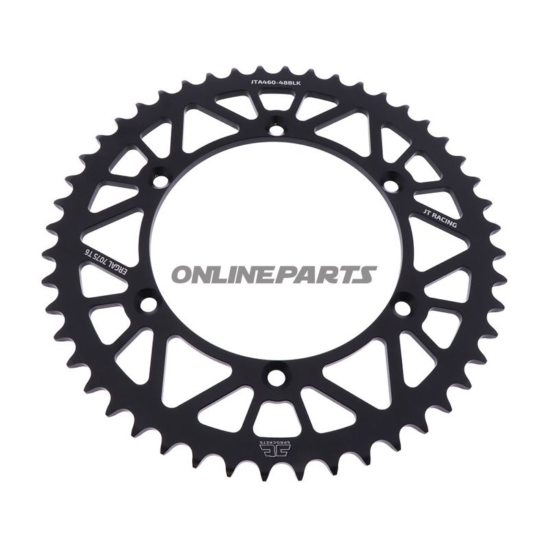 Rear Sprocket Aluminium 48 Tooth Pitch 520 Blackjt Inner Diameter 134 Bolt Spacing 150