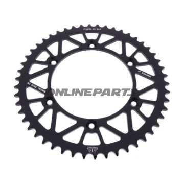 Rear Sprocket Aluminium 50 Tooth Pitch 520 Blackjt Inner Diameter 136 Bolt Spacing 156