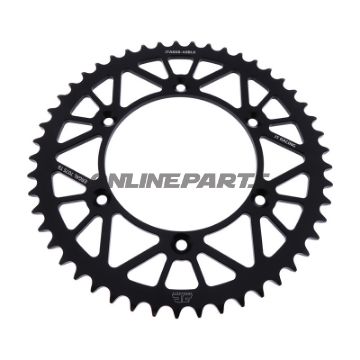 Rear Sprocket Aluminium 49 Tooth Pitch 520 Blackjt Inner Diameter 126 Bolt Spacing 146