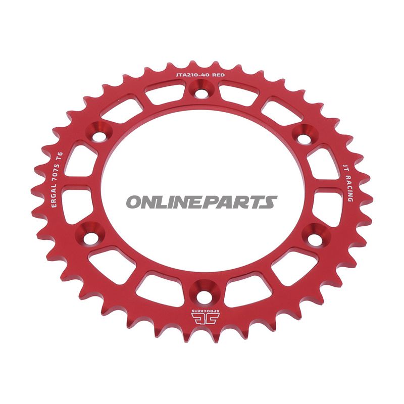 Rear Sprocket Aluminium 40 Tooth Pitch 520 Redjt Inner Diameter 125 Bolt Spacing 153