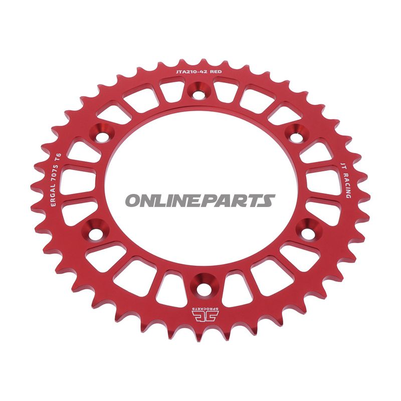 Rear Sprocket Aluminium 42 Tooth Pitch 520 Redjt Inner Diameter 125 Bolt Spacing 153