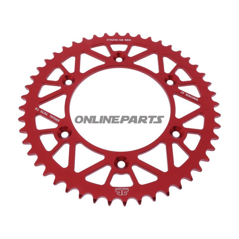 Rear Sprocket Aluminium 48 Tooth Pitch 520 Redjt Inner Diameter 125 Bolt Spacing 153