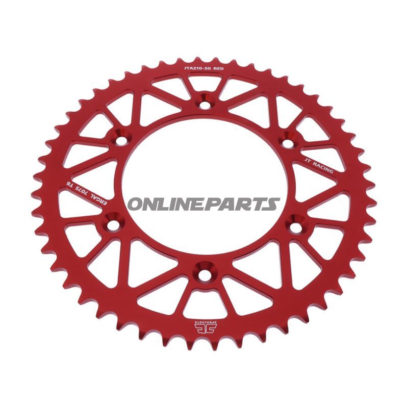Rear Sprocket Aluminium 50 Tooth Pitch 520 Redjt Inner Diameter 125 Bolt Spacing 153