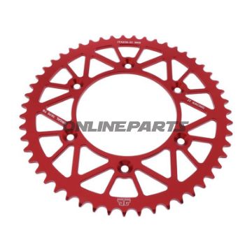 Rear Sprocket Aluminium 51 Tooth Pitch 520 Redjt Inner Diameter 125 Bolt Spacing 153