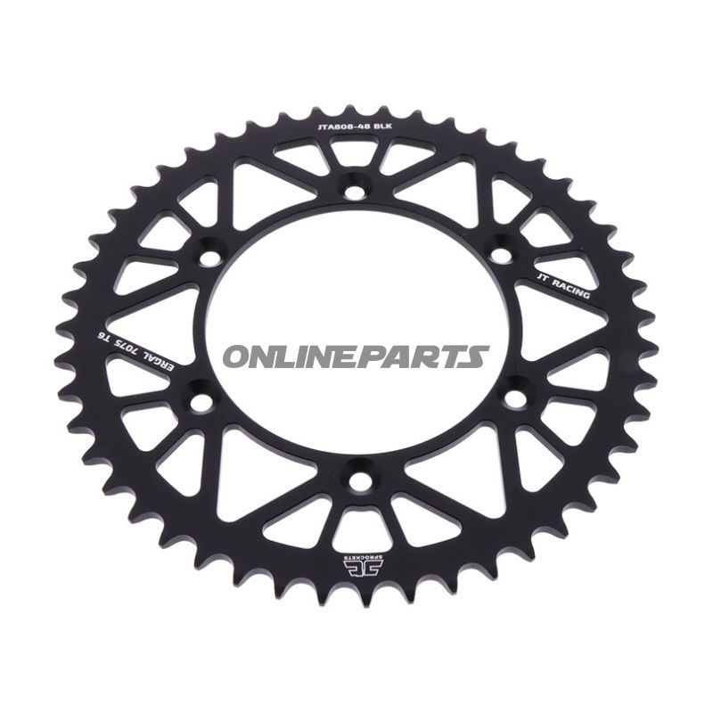 Rear Sprocket Aluminium 48 Tooth Pitch 520 Blackjt Inner Diameter 126 Bolt Spacing 146