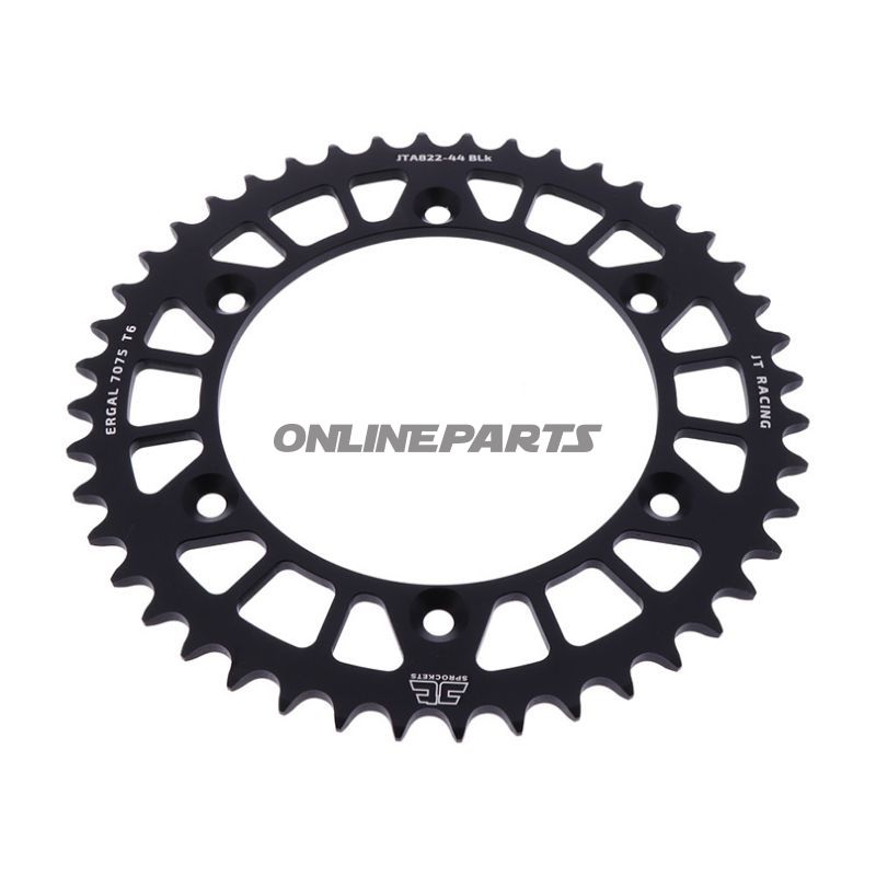 Rear Sprocket Aluminium 44 Tooth Pitch 520 Blackjt Inner Diameter 136 Bolt Spacing 156
