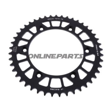 Rear Sprocket Aluminium 45 Tooth Pitch 520 Blackjt Inner Diameter 136 Bolt Spacing 156