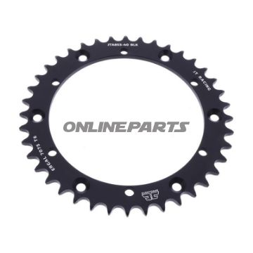 Rear Sprocket Aluminium 40 Tooth Pitch 520 Blackjt Inner Diameter 152 Bolt Spacing 175