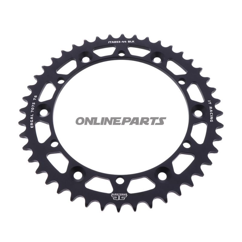 Rear Sprocket Aluminium 44 Tooth Pitch 520 Blackjt Inner Diameter 152 Bolt Spacing 175