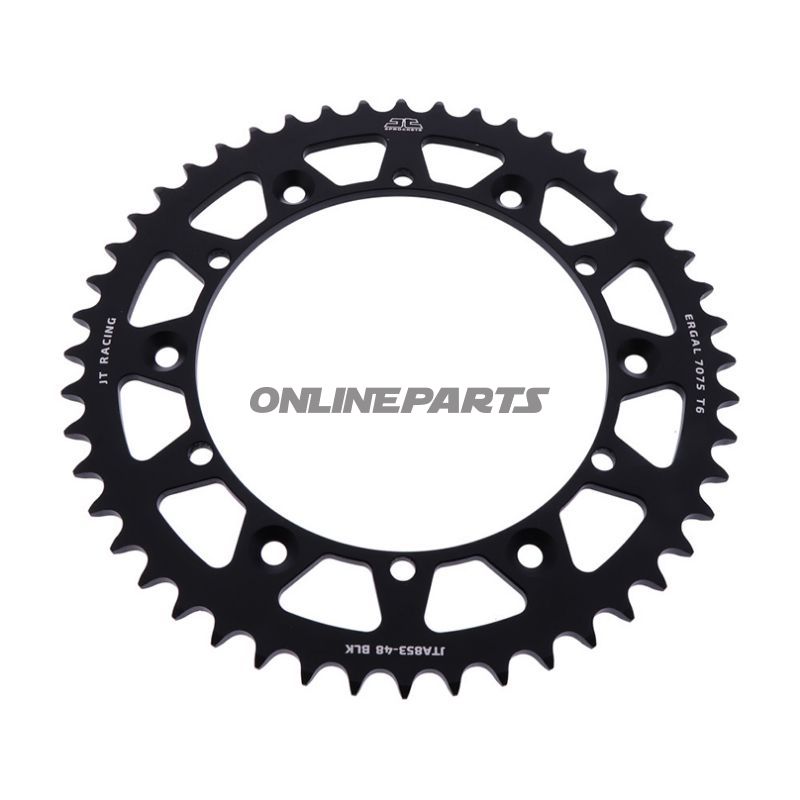 Rear Sprocket Aluminium 48 Tooth Pitch 520 Blackjt Inner Diameter 152 Bolt Spacing 175
