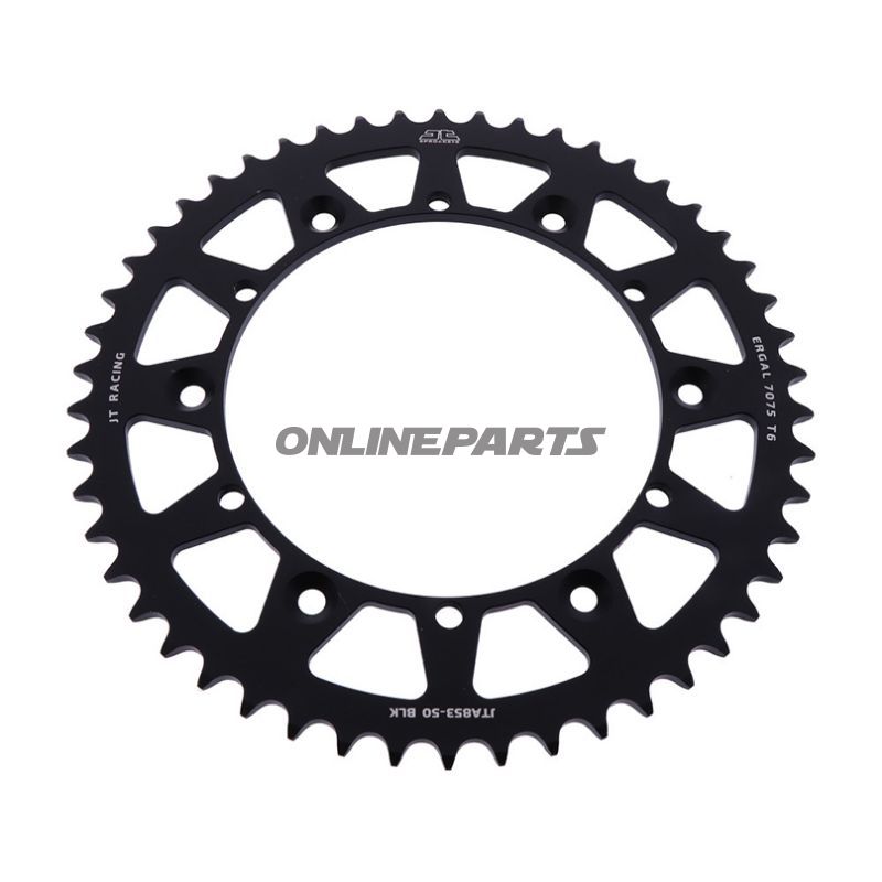 Rear Sprocket Aluminium 50 Tooth Pitch 520 Blackjt Inner Diameter 152 Bolt Spacing 175