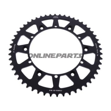 Rear Sprocket Aluminium 53 Tooth Pitch 520 Blackjt Inner Diameter 152 Bolt Spacing 175