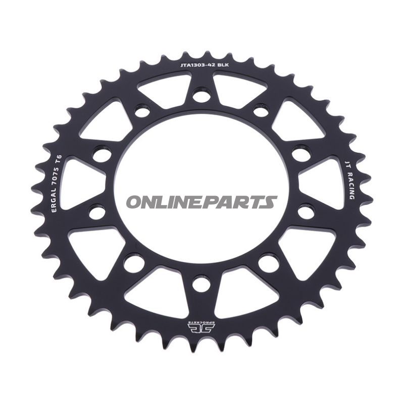 Rear Sprocket Aluminium 42 Tooth Pitch 520 Blackjt Inner Diameter 112 Bolt Spacing 138