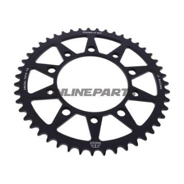 Rear Sprocket Aluminium 47 Tooth Pitch 520 Blackjt Inner Diameter 112 Bolt Spacing 138