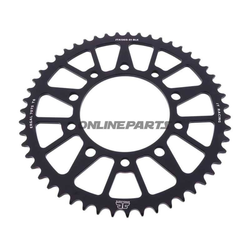 Rear Sprocket Aluminium 51 Tooth Pitch 520 Blackjt Inner Diameter 112 Bolt Spacing 138