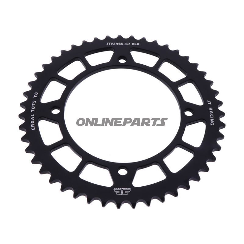 Rear Sprocket Aluminium 47 Tooth Pitch 420 Blackjt Inner Diameter 110 Bolt Spacing 126