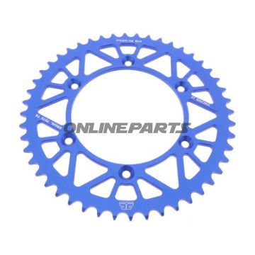 Rear Sprocket Aluminium 48 Tooth Pitch 520 Bluejt Inner Diameter 130 Bolt Spacing 150