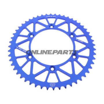 Rear Sprocket Aluminium 52 Tooth Pitch 520 Bluejt Inner Diameter 130 Bolt Spacing 150
